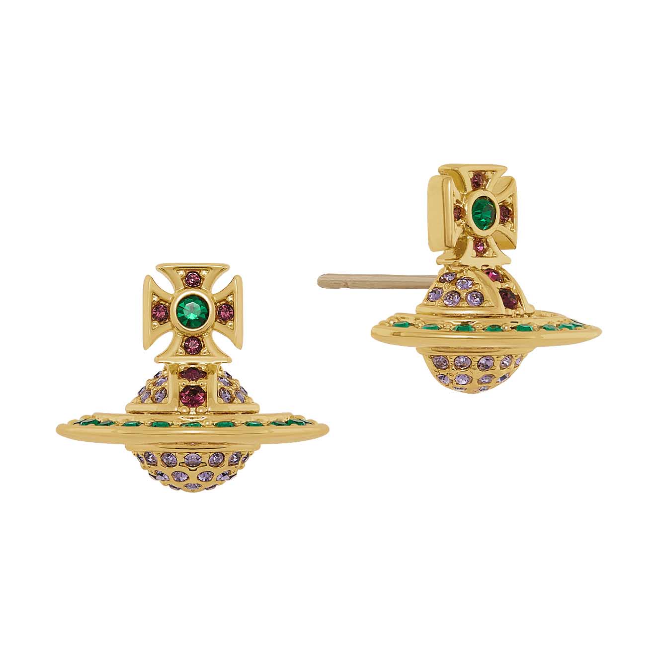 Vivienne Westwood Kika Orb Stud Earrings